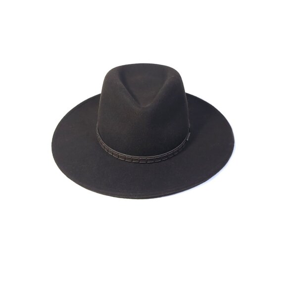 Stetson Hat Brown Wool Western Cowboy Hat Crushable Handmade is USA - Picture 2 of 13